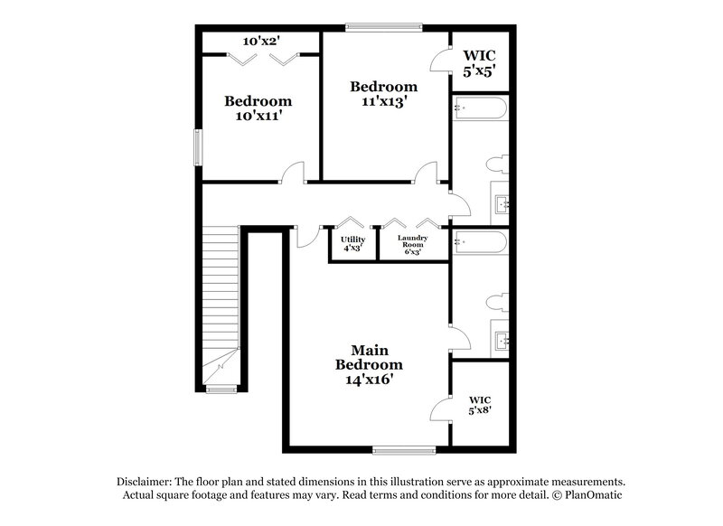 1,795/Mo, 3736 Longview Dr Douglasville, GA 30135 Floor Plan View 2