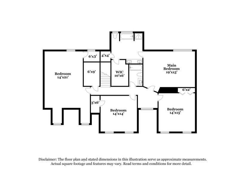 2,855/Mo, 3 Wyndham Ct Powder Springs, GA 30127 Floor Plan View 2