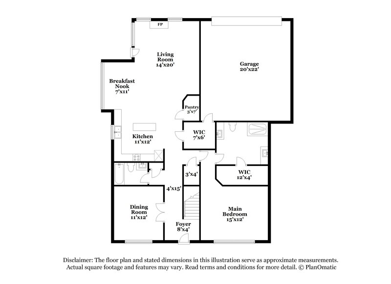 2,470/Mo, 126 The Boulevard Newnan, GA 30263 Floor Plan View