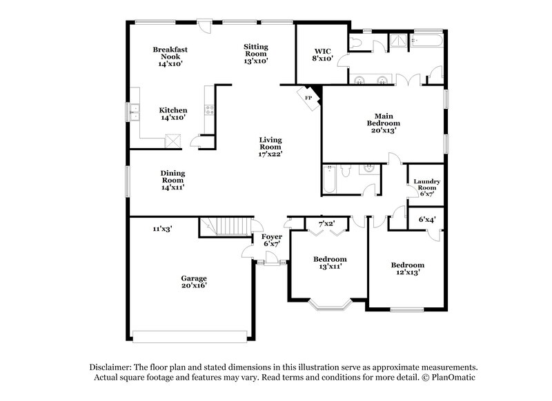 2,315/Mo, 402 Black Fox Dr Locust Grove, GA 30248 Floorplan View