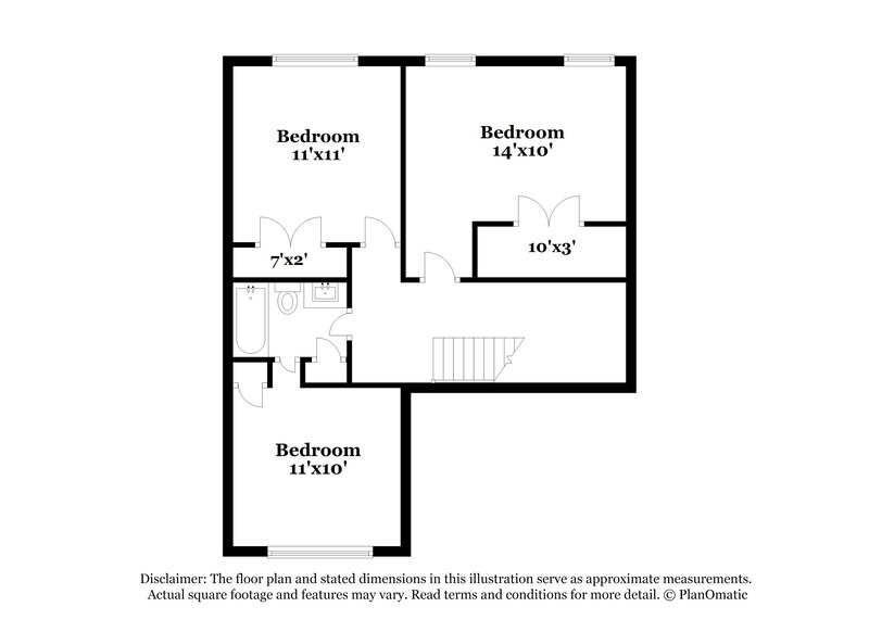 1,960/Mo, 170 Glenwood Ct Hampton, GA 30228 Floor Plan View 2