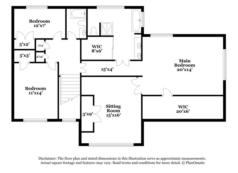 2,475/Mo, 505 Mountain Oaks Pkwy Stone Mountain, GA 30087 Floor Plan View 2