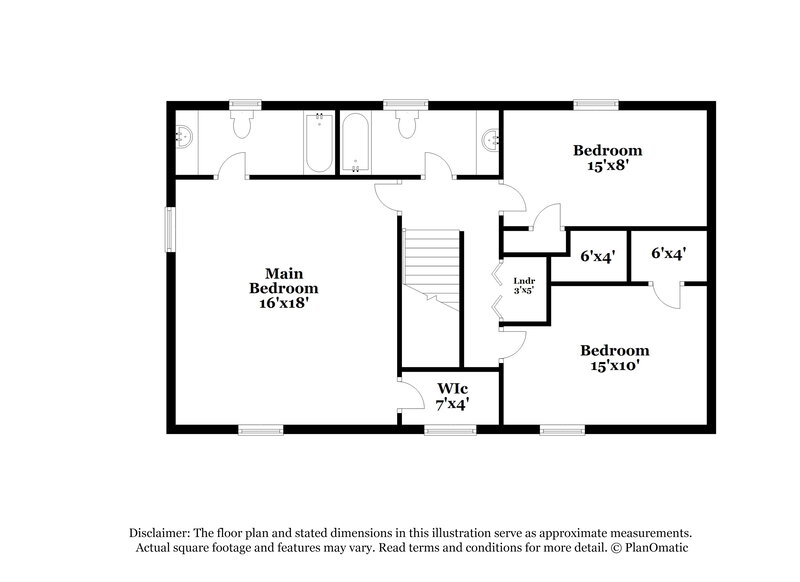 2,225/Mo, 5135 Willow Tarn Acworth, GA 30102 Floor Plan View 3