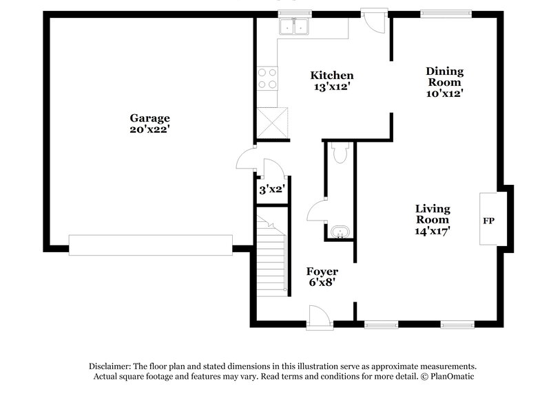 2,170/Mo, 115 Quarry Cir Griffin, GA 30224 Floor Plan View 2