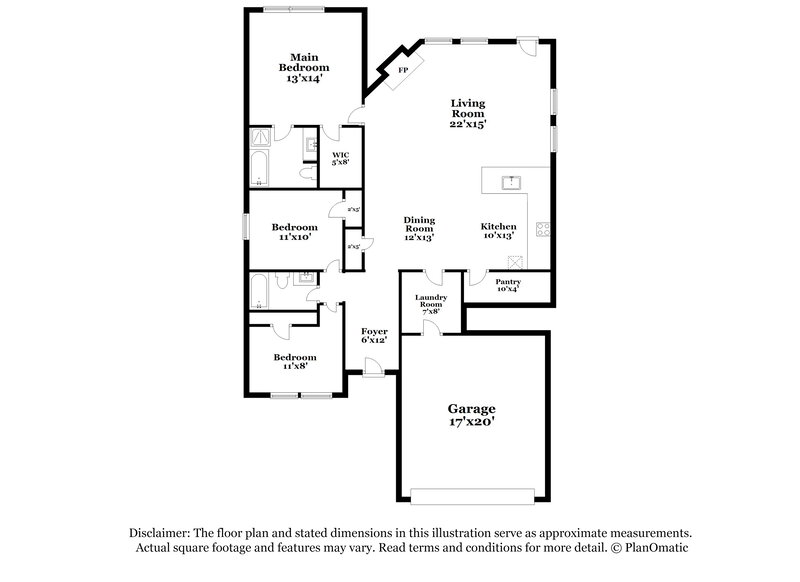 3,080/Mo, 508 Reece Trl Ball Ground, GA 30107 Floor Plan View