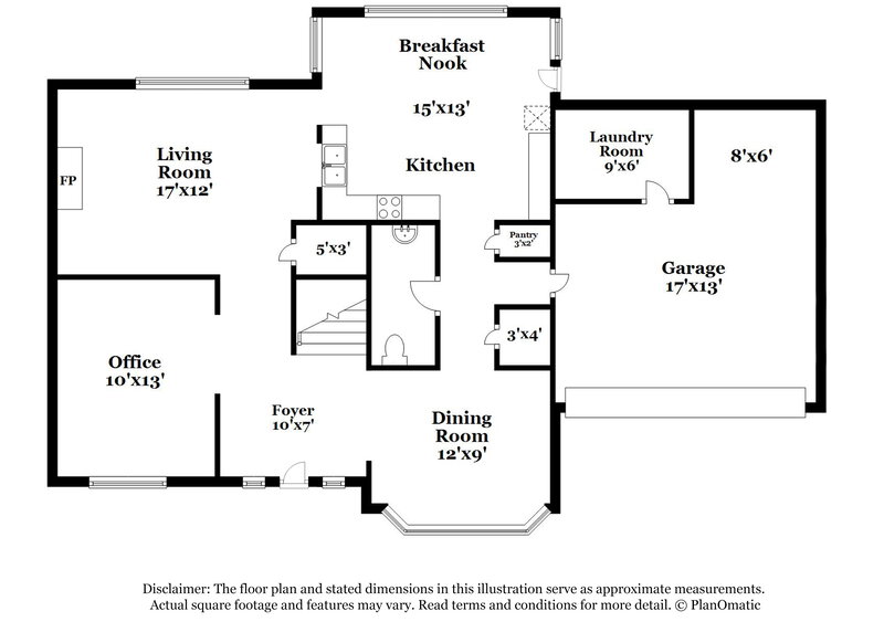 2,645/Mo, 802 Pinder Point Ct Lawrenceville, GA 30043 Floor Plan View 2