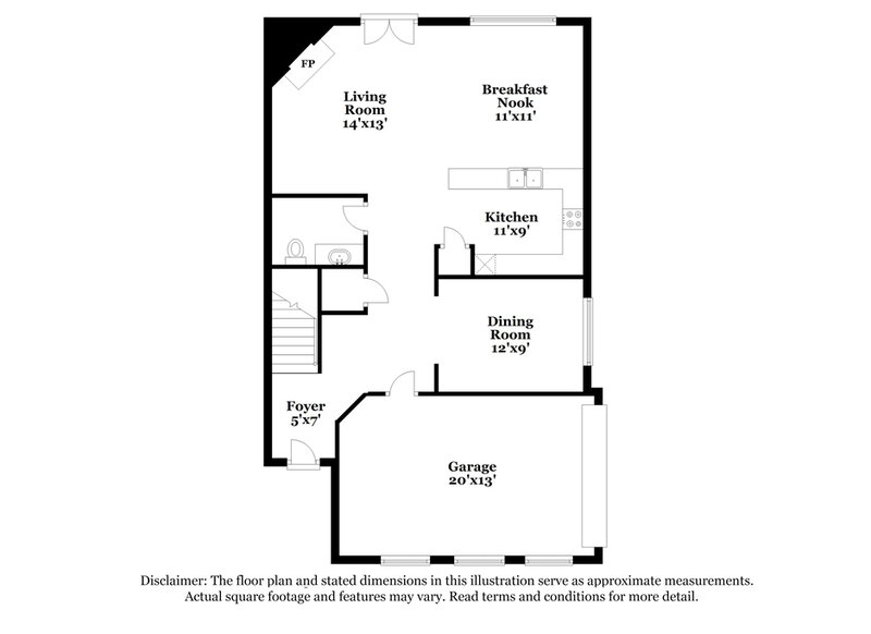 2,520/Mo, 10 Chandler Cir Covington, GA 30016 Floorplan View