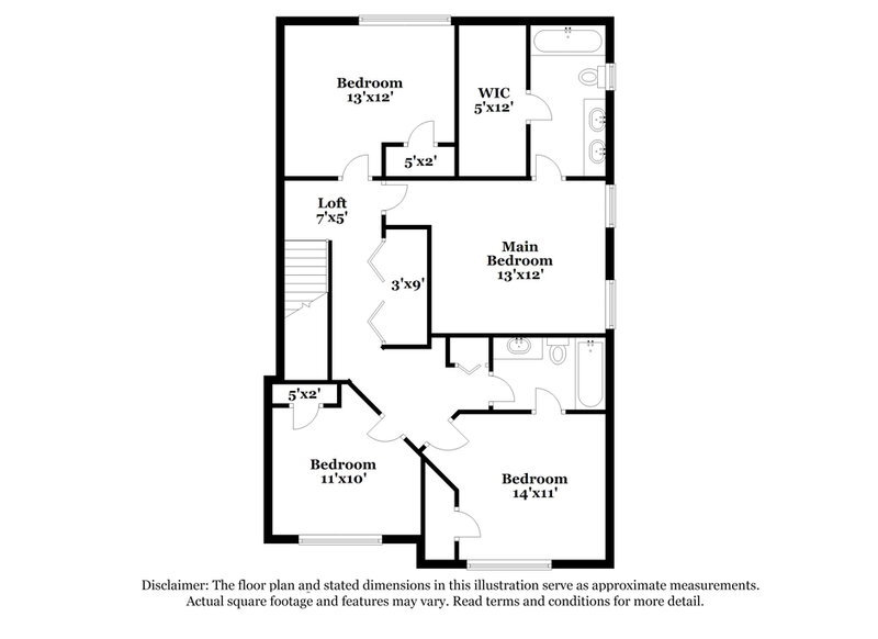 2,520/Mo, 10 Chandler Cir Covington, GA 30016 Floorplan View 2