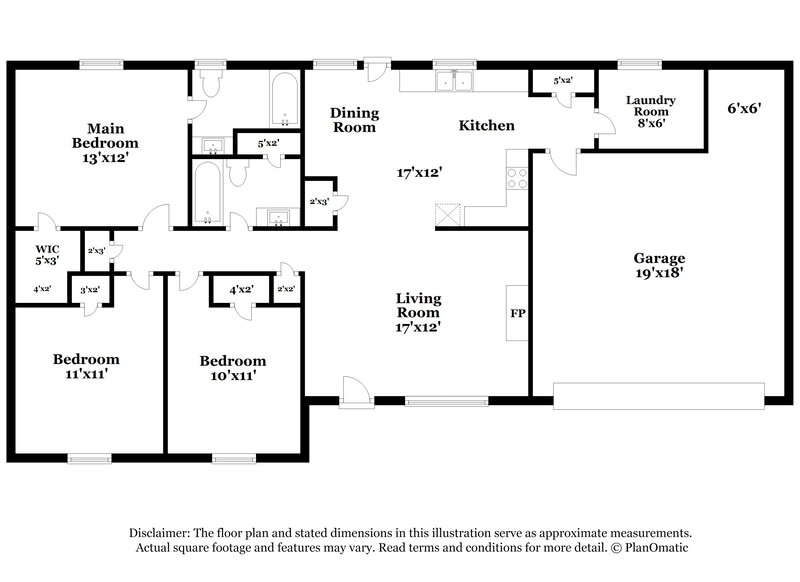 2,580/Mo, 277 Village Dr McDonough, GA 30253 Floor Plan View