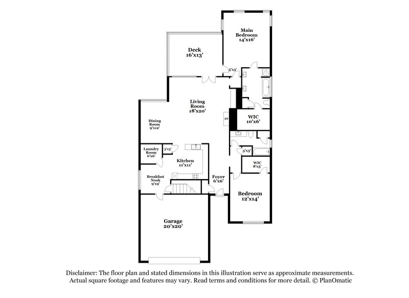 2,760/Mo, 495 Fairway Ct Newnan, GA 30265 Floorplan View