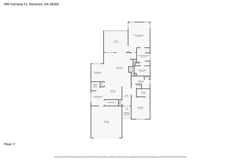 2,715/Mo, 495 Fairway Ct Newnan, GA 30265 Floor Plan View 2