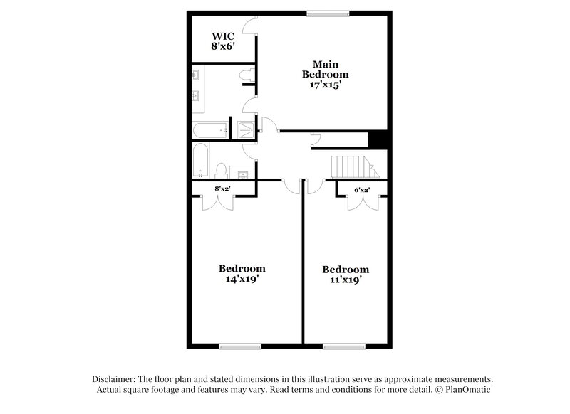 2,190/Mo, 3547 Spring Shls Ellenwood, GA 30294 Floorplan View 2
