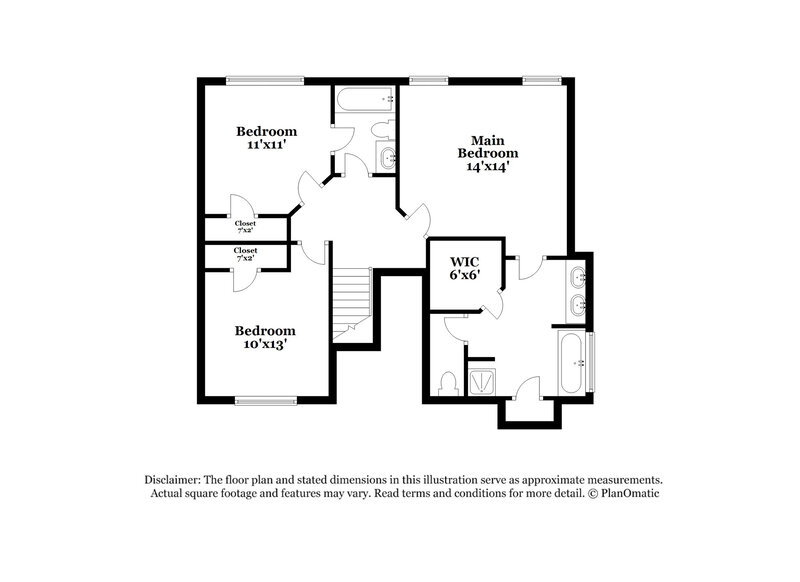 2,075/Mo, 239 Stallion Trl Riverdale, GA 30274 Floor Plan View 2