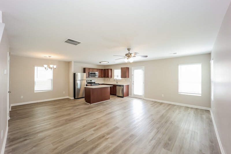 2,255/Mo, 3684 Battle Pass Fairburn, GA 30213 Living Room View 2