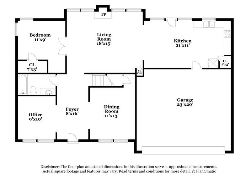 2,560/Mo, 4093 Hodgdon Corners Dr Lithonia, GA 30038 Floorplan View