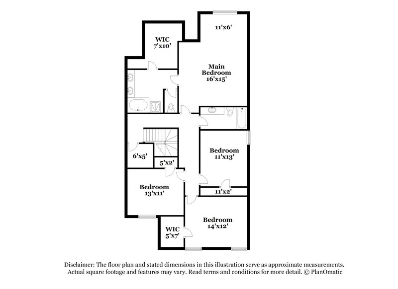 1,845/Mo, 142 Southwind Ln Newnan, GA 30265 Floor Plan View 2