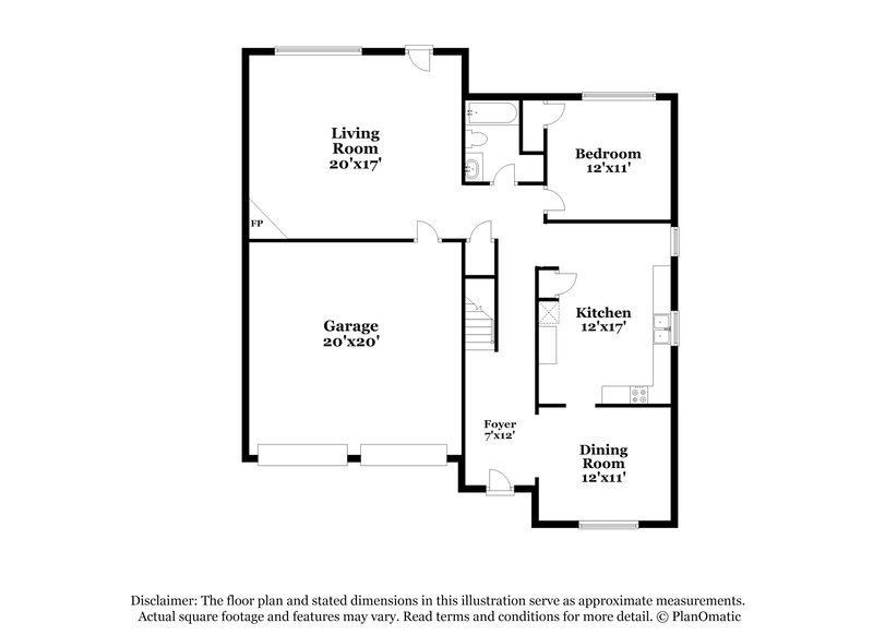 2,405/Mo, 4246 Holliday Rd Atlanta, GA 30349 Floor Plan View