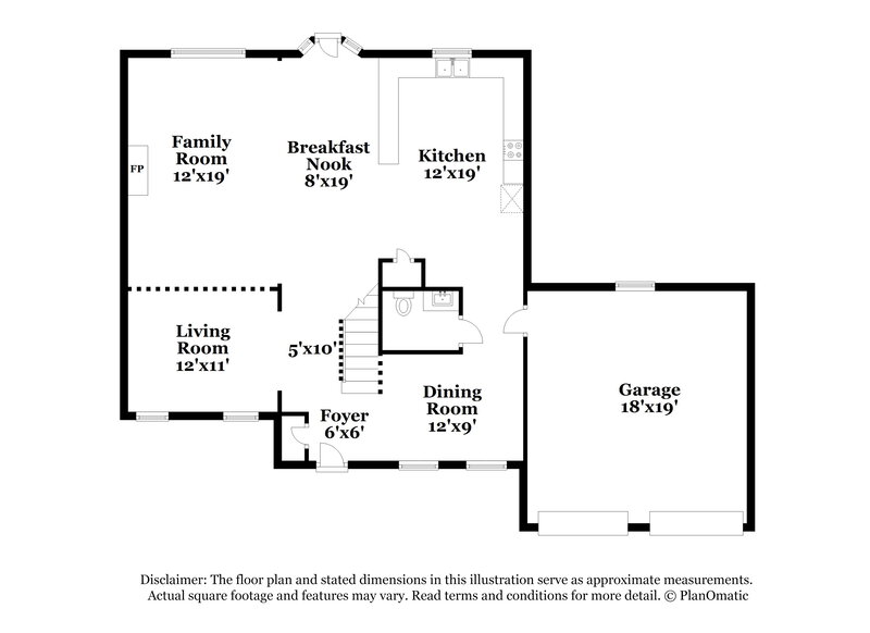 2,215/Mo, 964 Field View Dr McDonough, GA 30253 Floor Plan View