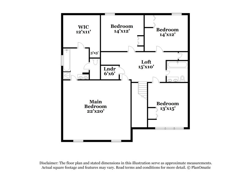 2,340/Mo, 1544 Denver Way Locust Grove, GA 30248 Floorplan View