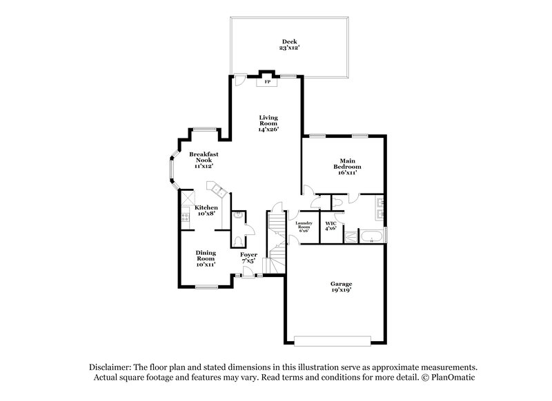 3,470/Mo, 254 Hillandale Dr Stockbridge, GA 30281 Floor Plan View