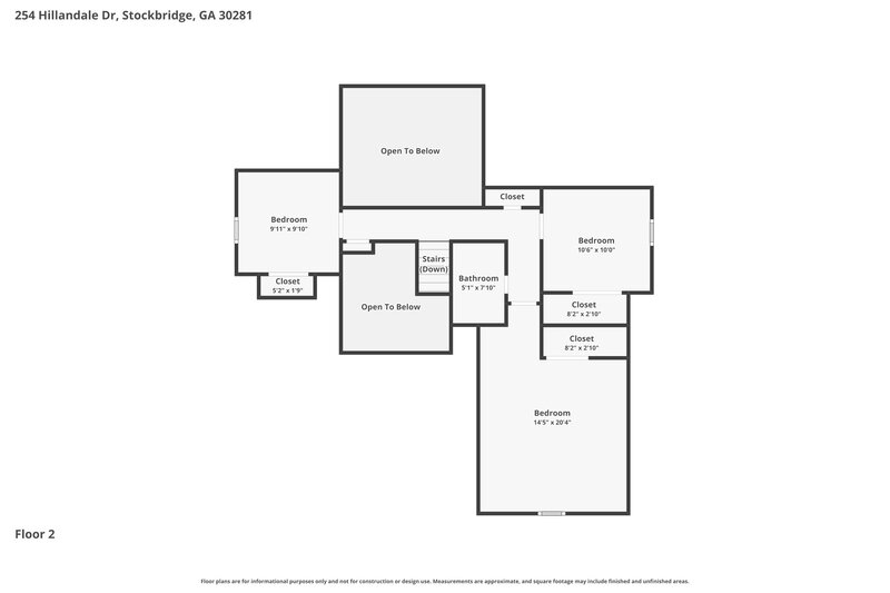 0/Mo, 254 Hillandale Dr Stockbridge, GA 30281 Floor Plan View