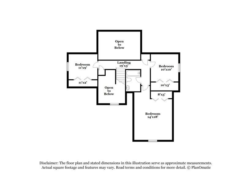 3,470/Mo, 254 Hillandale Dr Stockbridge, GA 30281 Floor Plan View 2