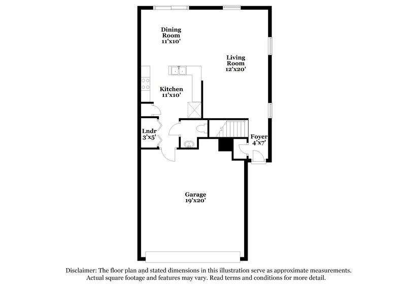 1,890/Mo, 3419 Sable Chase Ln Atlanta, GA 30349 Floor Plan View