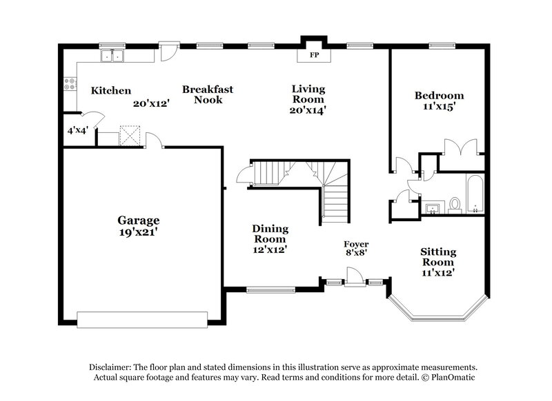 2,930/Mo, 1194 Kilrush Dr SE Mableton, GA 30126 Floor Plan View 2
