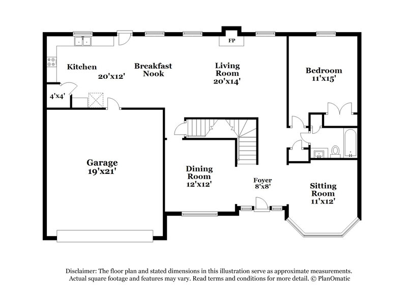 3,265/Mo, 1194 Kilrush Dr SE Mableton, GA 30126 Floorplan View 2