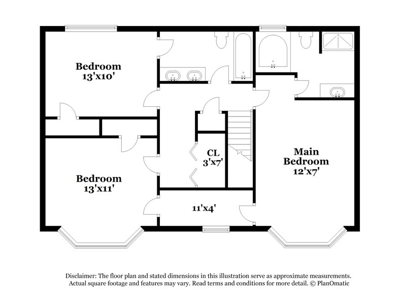 3,260/Mo, 5902 Bridgemont Pl NW Acworth, GA 30101 Floorplan View 2