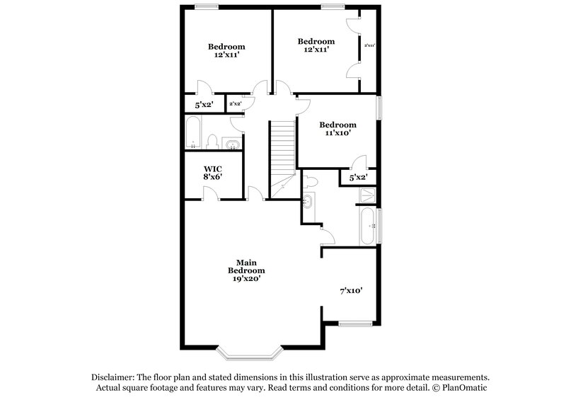 1,965/Mo, 1417 Arbor Place Dr Morrow, GA 30260 Floor Plan View 2