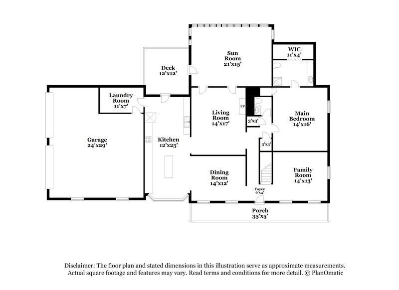 2,425/Mo, 3427 Highway 16 E Sharpsburg, GA 30277 Floor Plan View