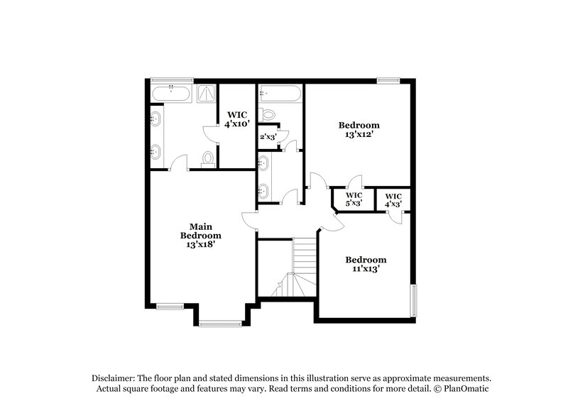 2,845/Mo, 715 Kimball Parc Ct Johns Creek, GA 30022 Floor Plan View 2