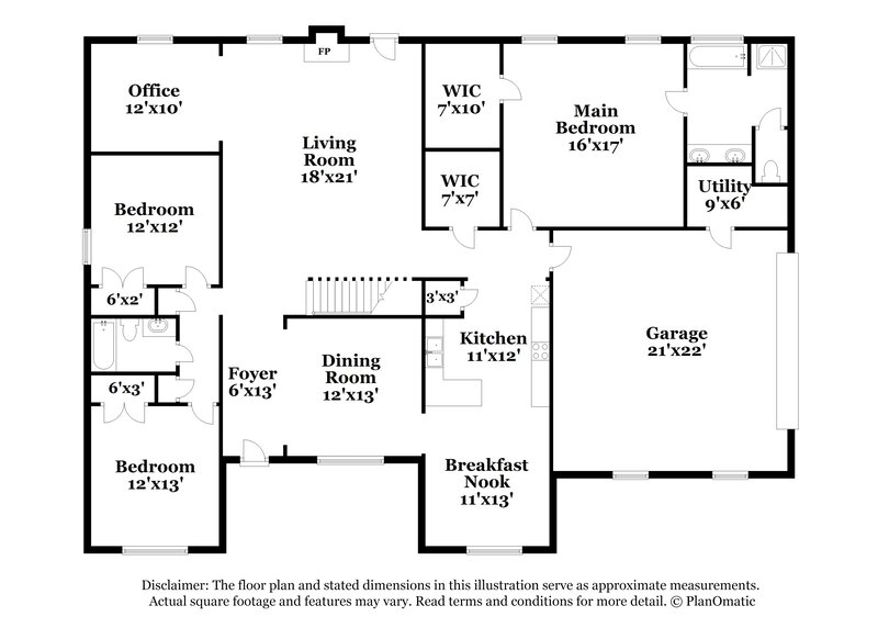 2,615/Mo, 609 Honey Creek Rd McDonough, GA 30252 Floor Plan View