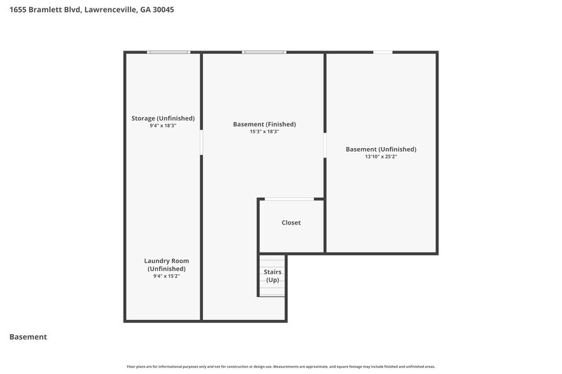 2,385/Mo, 1655 Bramlett Blvd Lawrenceville, GA 30045 Floor Plan View 3
