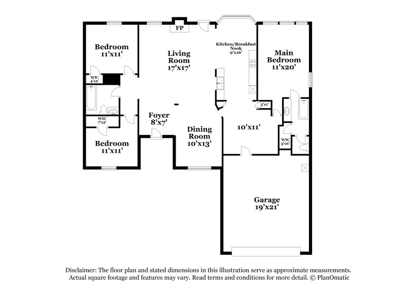 2,560/Mo, 20 Autumn Dr Bremen, GA 30110 Floor Plan View
