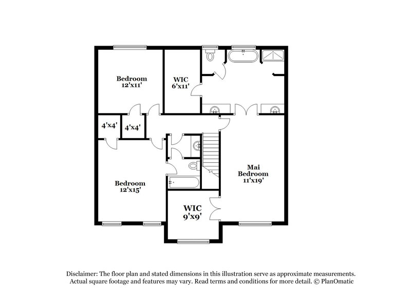 3,395/Mo, 201 Hawick Ln McDonough, GA 30253 Floor Plan View