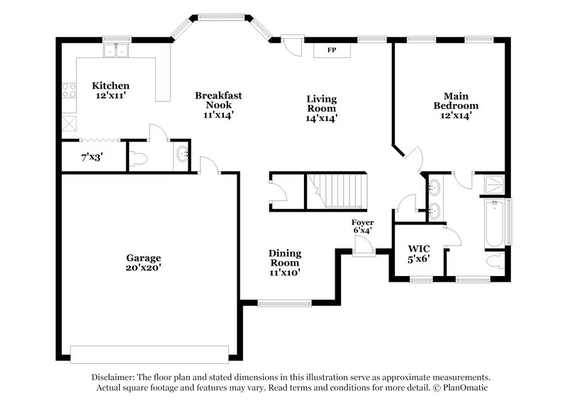 2,100/Mo, 335 Alcovy Cir Covington, GA 30014 Floorplan View