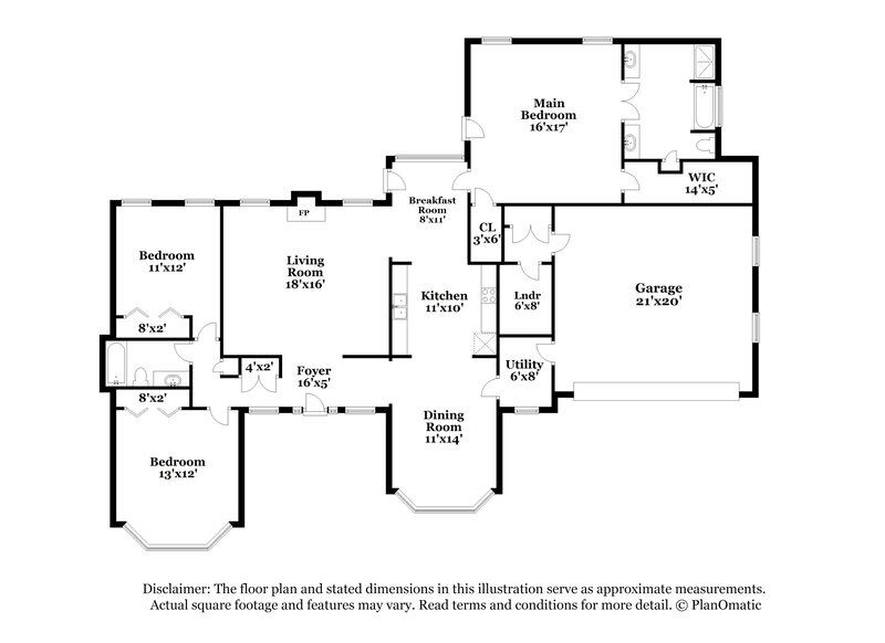 2,305/Mo, 51 Abbey Ln Dallas, GA 30157 Floor Plan View