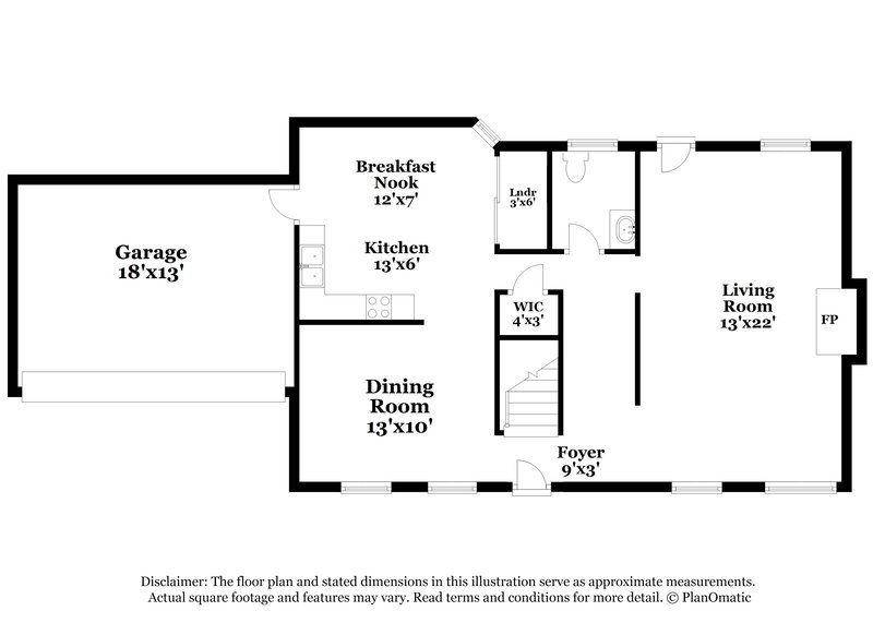 2,190/Mo, 1655 Rambling Woods Dr Lawrenceville, GA 30043 Floor Plan View