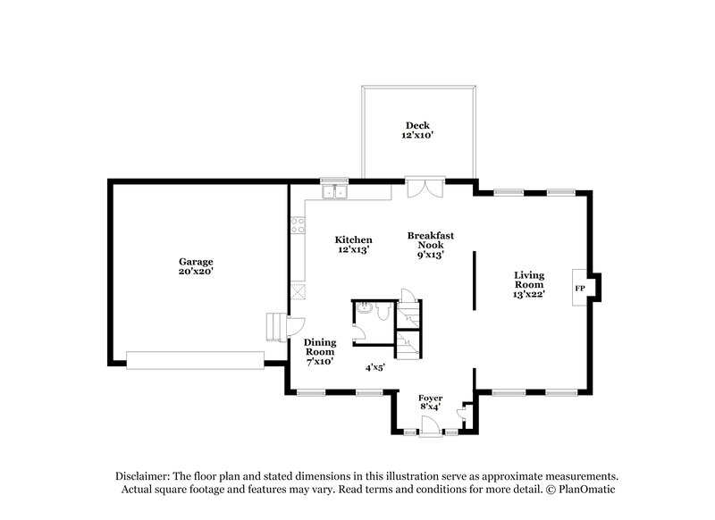 2,475/Mo, 4859 Wilkie Way NW Acworth, GA 30102 Floor Plan View