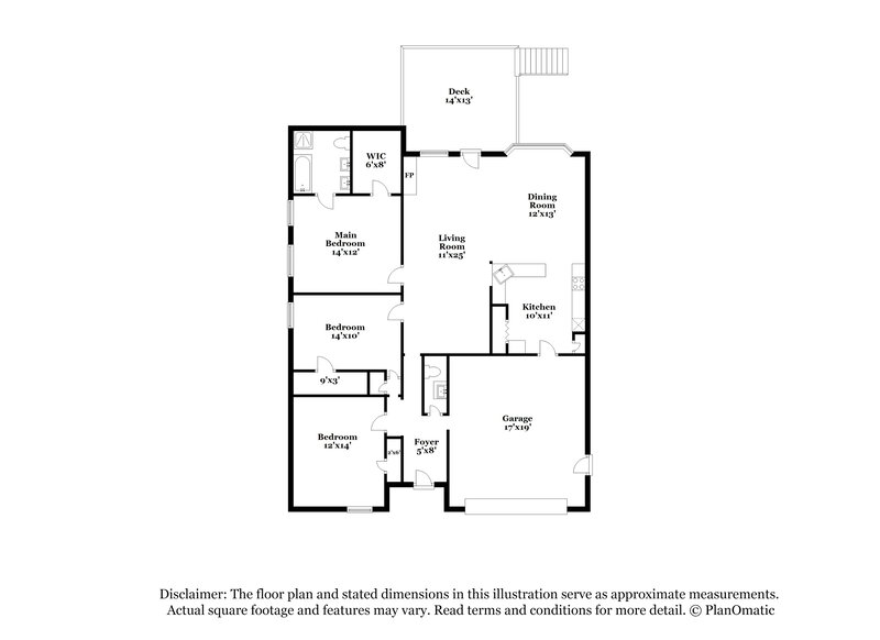 1,765/Mo, 305 Talon Dr SE Rydal, GA 30171 Floor Plan View