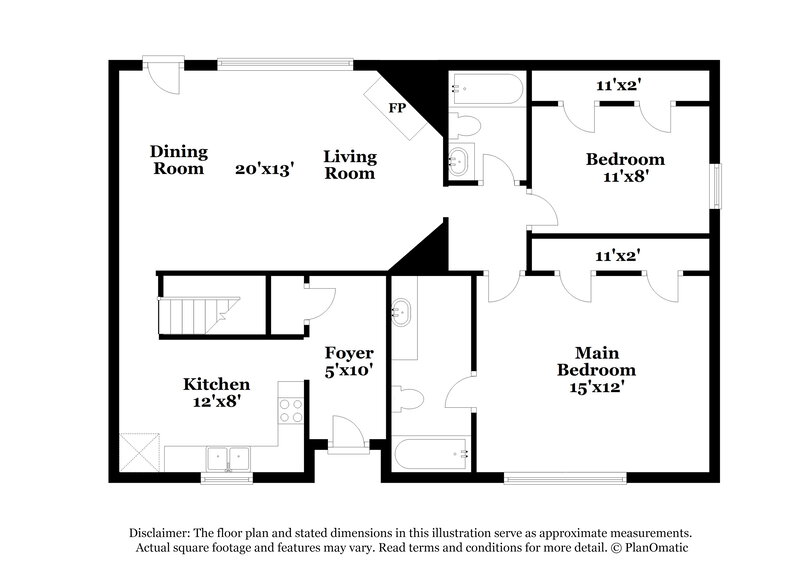 1,700/Mo, 114 Road 2 Cartersville, GA 30120 Floor Plan View 2