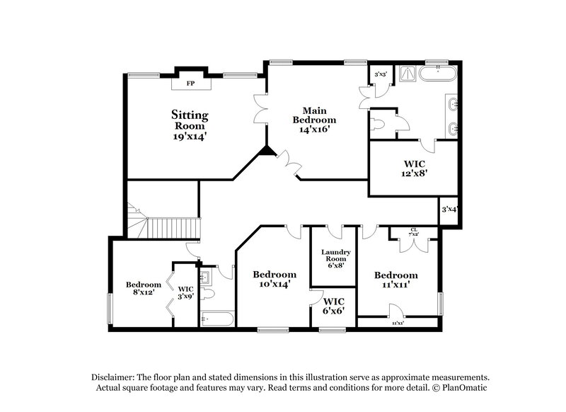 3,100/Mo, 72 Ryans Pt Dallas, GA 30132 Floorplan View 2