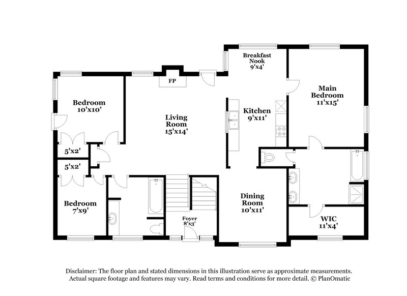 1,985/Mo, 11144 Chelsea Ln Hampton, GA 30228 Floor Plan View