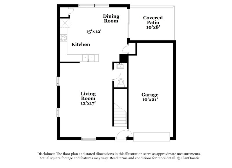 1,950/Mo, 141 Oak Grove Pl Acworth, GA 30102 Floorplan View