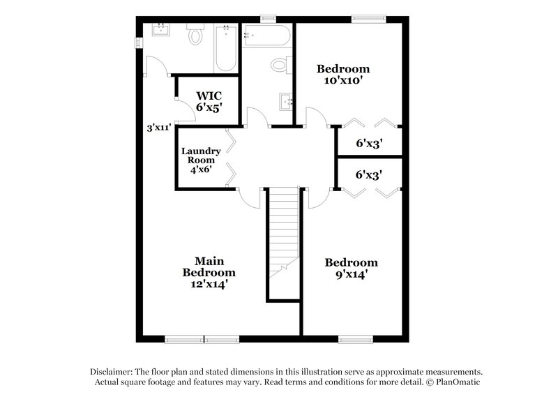 1,890/Mo, 141 Oak Grove Pl Acworth, GA 30102 Floor Plan View 2