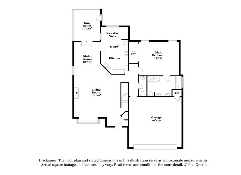 2,180/Mo, 3091 Noah Ct Acworth, GA 30101 Floor Plan View 2