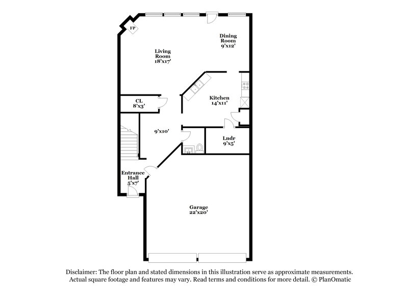 2,405/Mo, 3396 Baylor Cir McDonough, GA 30253 Floor Plan View