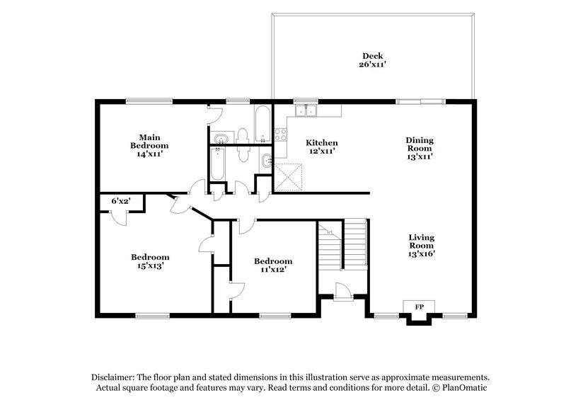 1,725/Mo, 4031 Cindy Dr Douglasville, GA 30135 Floor Plan View 2